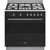Smeg 90cm Classic Aesthetic Anthracite Dual Fuel Freestanding Cooker - FS9606AS-1