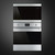 Smeg Classic 25L Stainless Steel Built-In Microwave with Grill - FMIA325X