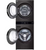 LG 19/10kg Black Washtower Stacked Washer Dryer - WWT-1910BX