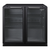 Husky Home Bar Double Door 203L Black Bar Fridge - C2HHMBBKAU
