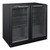 Husky Home Bar Double Door 203L Black Bar Fridge - C2HHMBBKAU