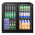 Husky Home Bar Double Door 203L Black Bar Fridge - C2HHMBBKAU