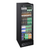 Husky Home Bar Single Door 435L Black Bar Fridge - C4HHMBBKAU
