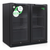Husky Eco 173L Black Double Door Drinks Chiller - C2HECO840BKAU