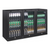Husky Eco 280L Black Triple Door Drinks Chiller - C3HECO840BKAU