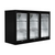 Husky 307L Black Triple Glass Door Alfresco Drink Chiller With Anti-Condensation - ALFC3BLK840EL