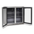 Husky 190L Stainless Steel Double Glass Door Alfresco Drink Chiller With Anti-Condensation - ALFC2840ELB