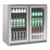 Husky 190L Stainless Steel Double Glass Door Alfresco Drink Chiller With Anti-Condensation - ALFC2840ELB