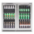 Husky 190L Stainless Steel Double Glass Door Alfresco Drink Chiller With Anti-Condensation - ALFC2840ELB