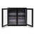 Husky 190L Black Double Glass Door Alfresco Drink Chiller With Anti-Condensation - ALFC2BLK840ELB