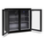 Husky 190L Black Double Glass Door Alfresco Drink Chiller With Anti-Condensation - ALFC2BLK840ELB