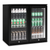 Husky 190L Black Double Glass Door Alfresco Drink Chiller With Anti-Condensation - ALFC2BLK840ELB