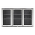 Husky 307L Stainless Steel Triple Glass Door Alfresco Drink Chiller With Anti-Condensation - ALFC3840ELB
