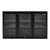 Husky 307L Black Triple Glass Door Alfresco Drink Chiller With Anti-Condensation - ALFC3BLK840ELB