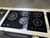 Bertazzoni 90cm Professional Series Gas On Glass Cooktop With Side Wok Burner - P905LPROGNE - EX DISPLAY * (3311)
