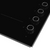 Omega 60cm Black Glass Ceramic Cooktop - OCC604KZ