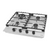 Omega 60cm Stainless Steel Gas Cooktop - OCG604WX