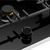 Omega 90cm Black Gas Cooktop - OCGG905WB