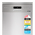 Omega 45cm Stainless Steel Compact Freestanding Dishwasher - 10 Place Settings - ODWF4510X