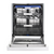 Omega 60cm Semi-Integrated Dishwasher - 15 Place Settings - ODWIS6015X
