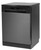 Midea 60cm Dark Stainless Steel Freestanding Dishwasher - 14 Place Settings - MDWPF1433F(BS)-WG