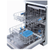 Midea 60cm Stainless Steel Freestanding Dishwasher - 15 Place Settings - MDW15GSS