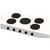 Pitt Elbrus 5 Burner Induction Cooktop - ELBRUS5BTF-I