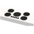 Pitt Elbrus 5 Burner Induction Cooktop - ELBRUS5BTF-I