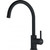 Schock 400mm Calabasa Black Single Bowl Sink + Franke Lina Black Swivel Tap (Lead Free) - GN100B + TA9920
