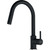 Schock 500mm Calabasa Black Single Bowl Sink + Franke Lina Black Pullout Tap (Lead Free) - GN100LB + TA9921