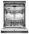 Fisher & Paykel Black Stainless Steel Freestanding Dishwasher - Series 7 - DW60FC3B3