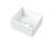 Turner Hastings 51 x 46 Gloss White Fine Fireclay Farmhouse Butler Sink - NO51FS/NO51FS-OF