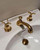 Turner Hastings Universal 32/40mm Brushed Brass Two Piece Mushroom Pop-up Waste - USM40BB