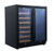 Husky 31 Bottle 84L Black Dual Zone Wine Cabinet & Beverage Centre - HUS-WC66B-BK-ZY