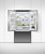 Fisher & Paykel 569L Net Black French Door Fridge With Ice Maker & Water - RF610ADUB5