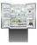 Fisher & Paykel 569L Net Black French Door Fridge With Ice Maker & Water - RF610ADUB5