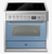 Steel 90cm Genesi Induction Freestanding Oven - Combi-Steam - 5 Zone Flex - GQ9S-5FI + COLOUR