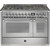 Steel 120cm Ascot Freestanding Combi-Steam Oven - 6 Gas Burners & 1 Mega Wok - AQ12SF-6M