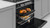 Fisher & Paykel 90cm Black Freestanding Dual Fuel Cooker - OR90SCG4B1