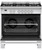 Fisher & Paykel 90cm Stainless Steel Freestanding Dual Fuel Cooker - OR90SCG4X1