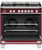 Fisher & Paykel 90cm Red Freestanding Dual Fuel Cooker - OR90SCG6R1