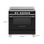 Fisher & Paykel 90cm Series 7 Black Induction Freestanding Oven - AeroTech technology - OR90SCI4B1