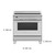 Fisher & Paykel 90cm Series 7 Stainless Steel Induction Freestanding Oven - AeroTech technology - OR90SCI4X1