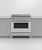 Fisher & Paykel 90cm Series 7 Stainless Steel Induction Freestanding Oven - AeroTech technology - OR90SCI4X1