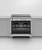 Fisher & Paykel 90cm Series 9 White Induction Freestanding Oven - Pyrolytic - OR90SCI6W1