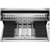 Beefeater Stainless Steel Proline 6 Burner Flame Failure Built-In BBQ With Hood - BSH158SB