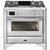 Ilve 90cm Majestic 4 Burner + Dual Zone Induction Freestanding Cooker - M09IDNE3 + COLOUR/FITTING