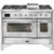 Ilve 120cm Majestic 6 Burner With Tepanyaki Plate Freestanding Double Cooker - M12FDNE3 + COLOUR/FITTING