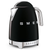 Smeg Black Retro Style Variable Temperature Electric Kettle - KLF04BLAU