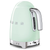 Smeg Pastel Green Retro Style Variable Temperature Electric Kettle - KLF04PGAU